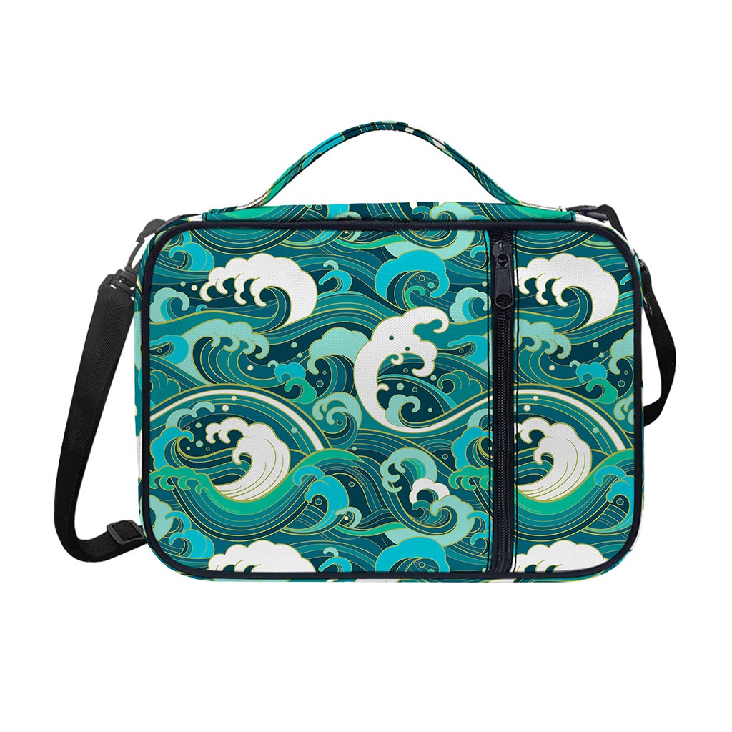 Deep Sea Wave Surfing Pattern Print Shoulder Strap Bible Bag