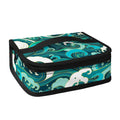 Deep Sea Wave Surfing Pattern Print Small Lunch Bag