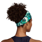 Deep Sea Wave Surfing Pattern Print Sports Headband