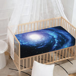 Deep Space Milky Way Print Baby Crib Sheet