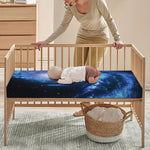 Deep Space Milky Way Print Baby Crib Sheet