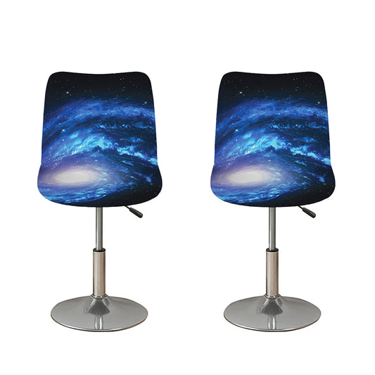 Deep Space Milky Way Print Bar Stool Covers