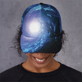 Deep Space Milky Way Print Baseball Cap