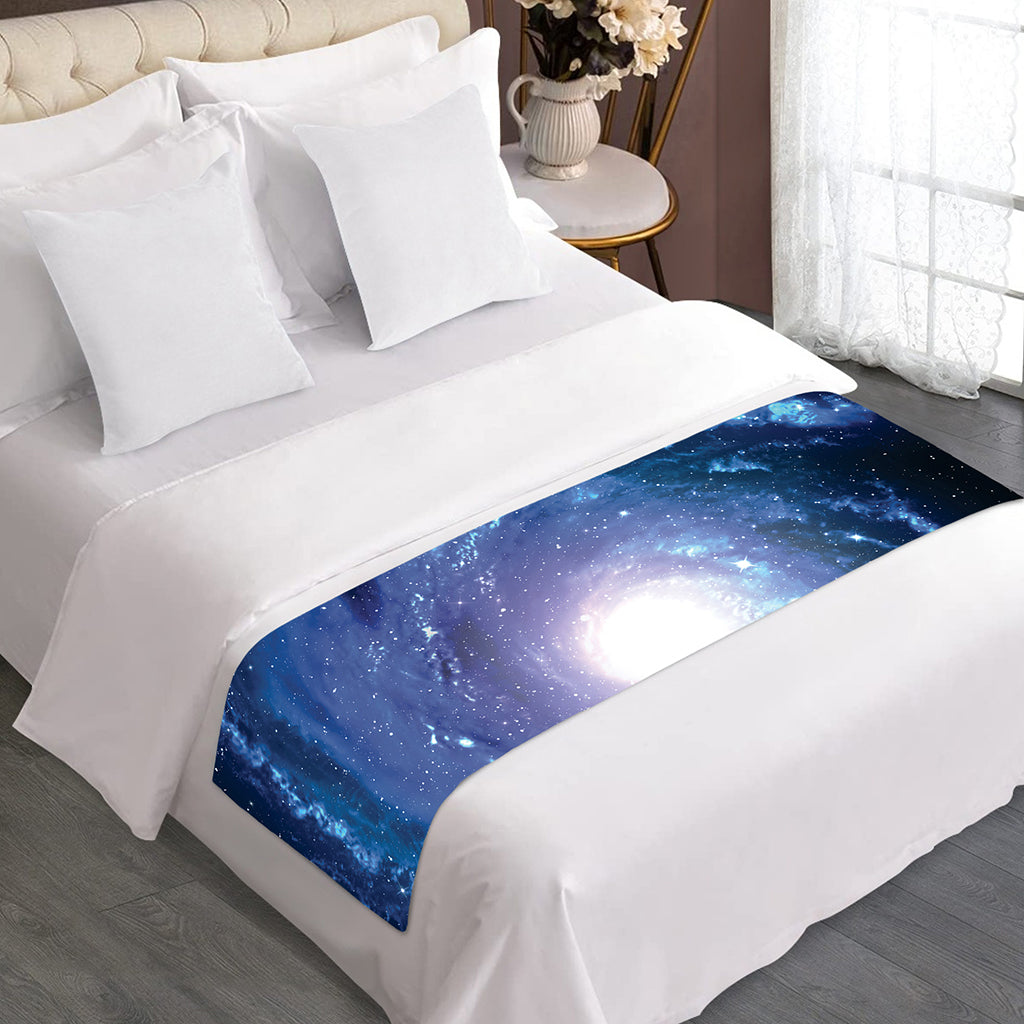 Deep Space Milky Way Print Bed Runner