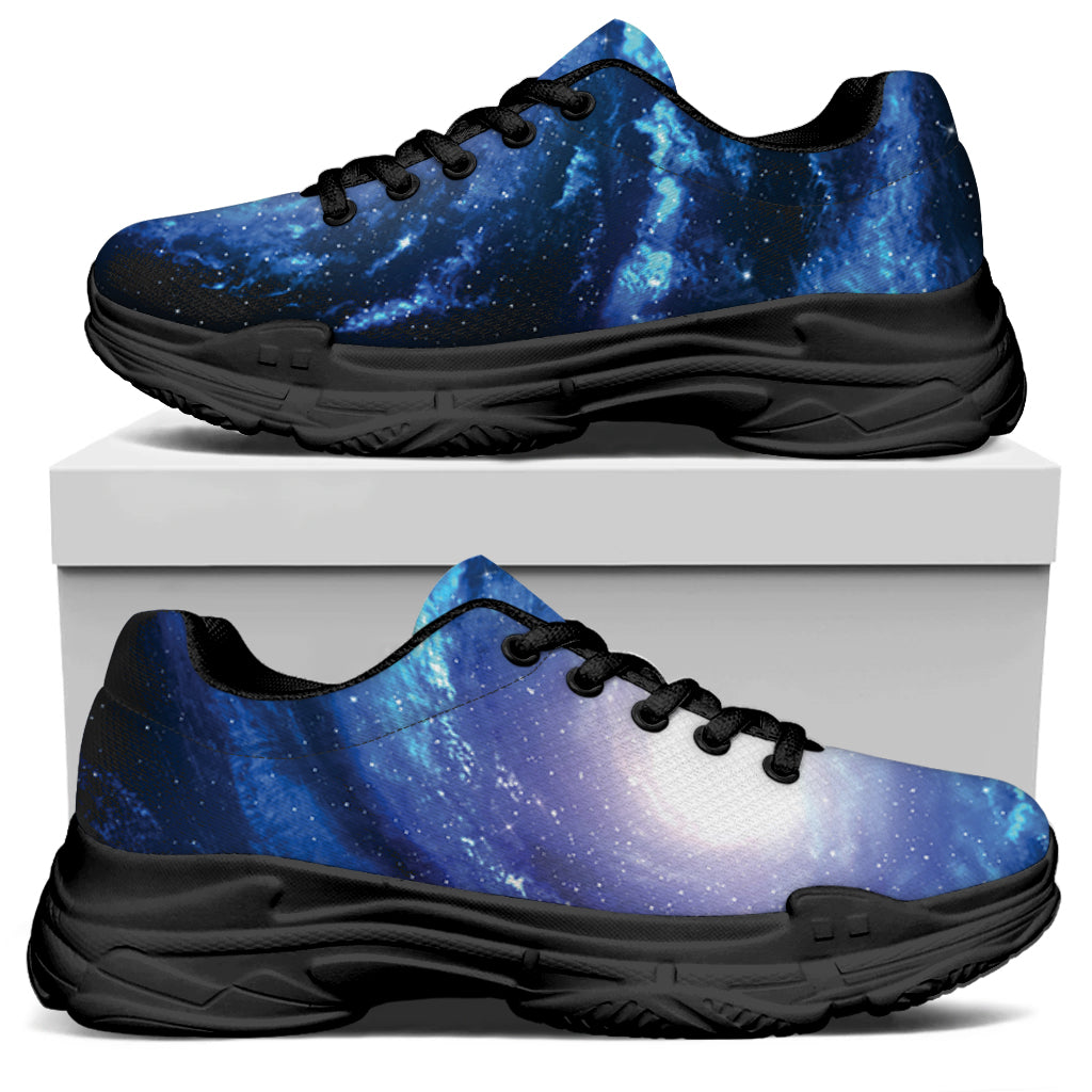 Deep Space Milky Way Print Black Chunky Shoes