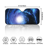 Deep Space Milky Way Print Car Windshield Sun Shade