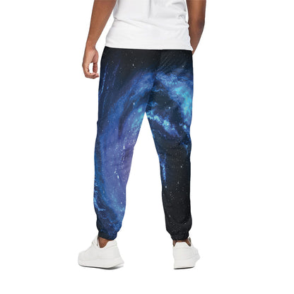 Deep Space Milky Way Print Cotton Pants