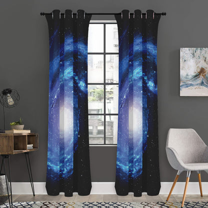 Deep Space Milky Way Print Curtain