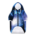 Deep Space Milky Way Print Dog Zip Up Hoodie