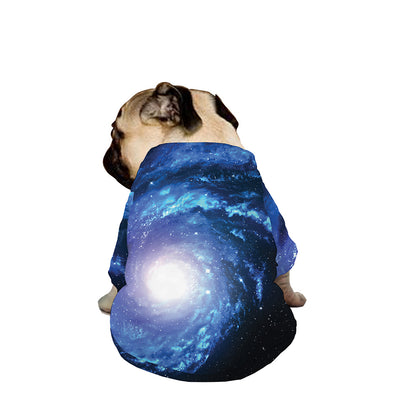 Deep Space Milky Way Print Dog Zip Up Jacket