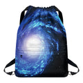 Deep Space Milky Way Print Drawstring Backpack