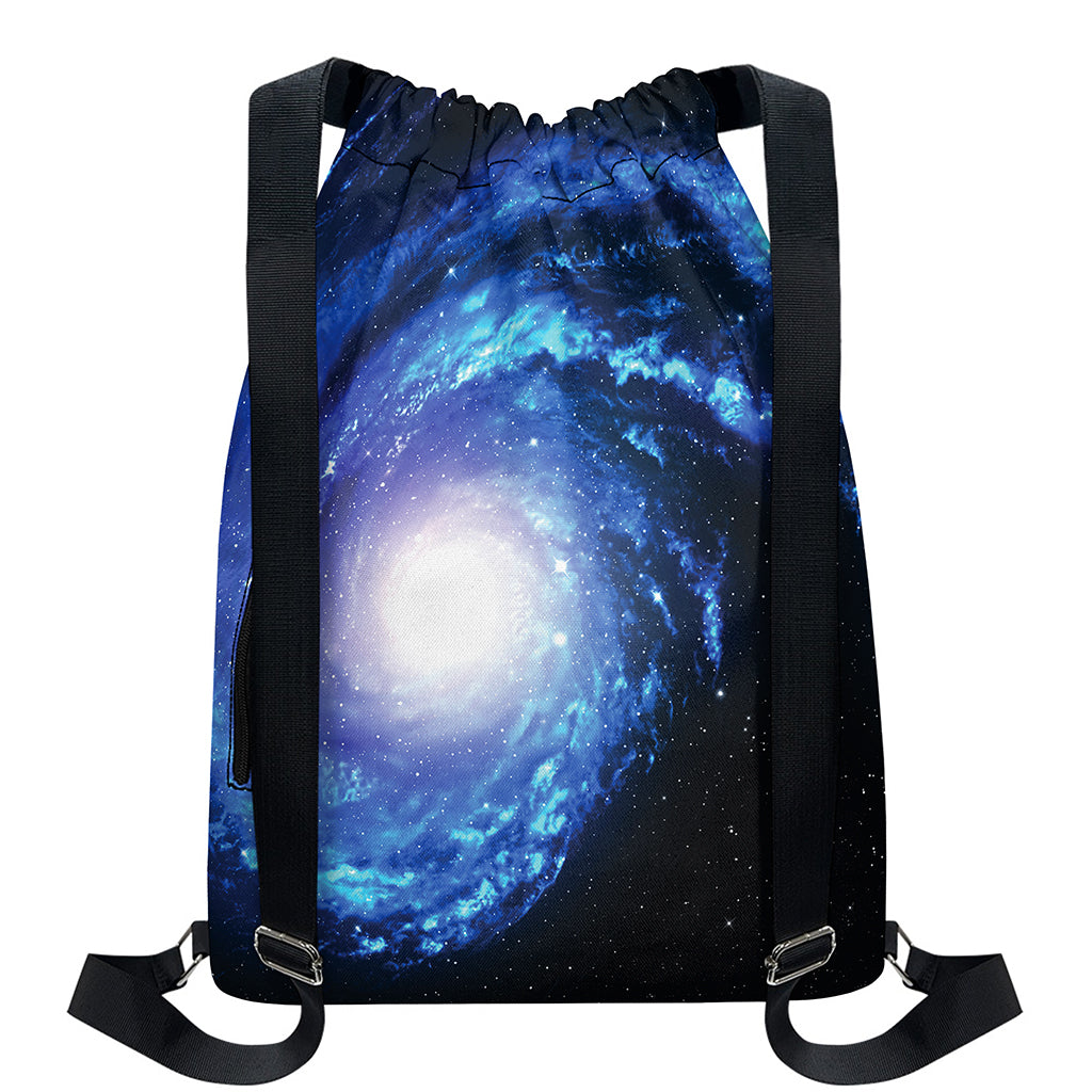 Deep Space Milky Way Print Drawstring Backpack