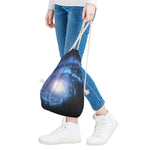 Deep Space Milky Way Print Drawstring Bag