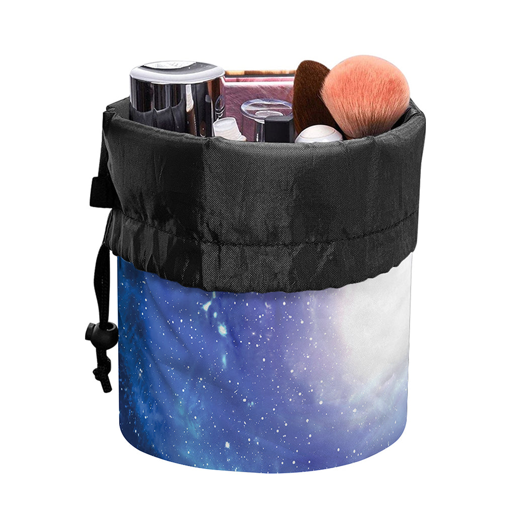 Deep Space Milky Way Print Drawstring Makeup Bag