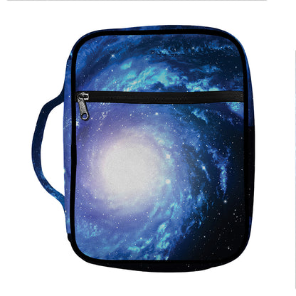 Deep Space Milky Way Print Front Pocket Bible Bag
