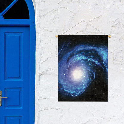 Deep Space Milky Way Print Garden Flag