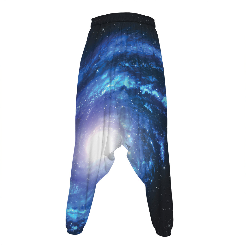 Deep Space Milky Way Print Hammer Pants