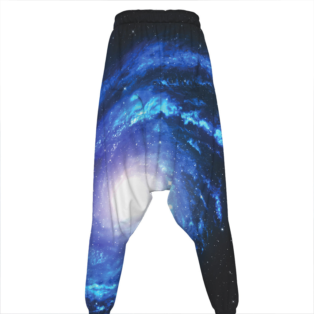 Deep Space Milky Way Print Hammer Pants