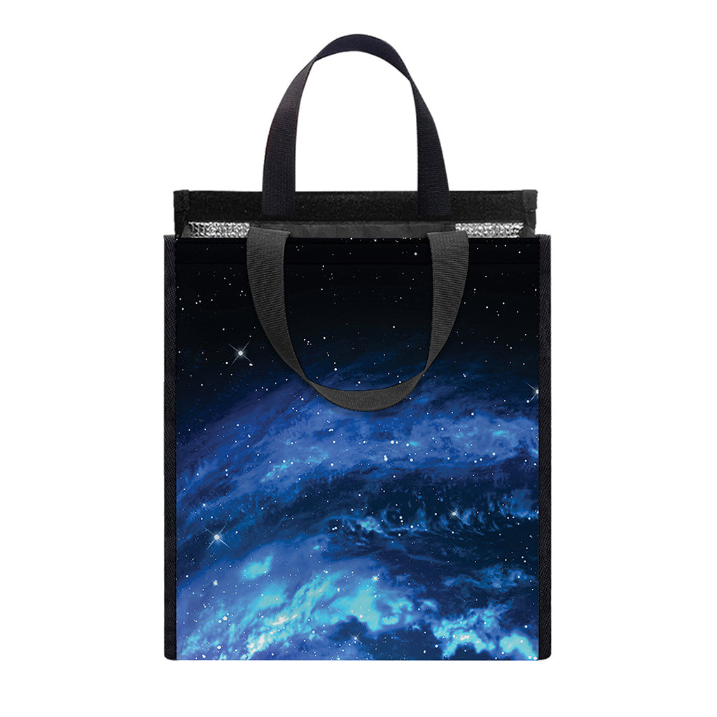 Deep Space Milky Way Print Insulated Lunch Tote