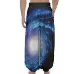 Deep Space Milky Way Print Lantern Pants