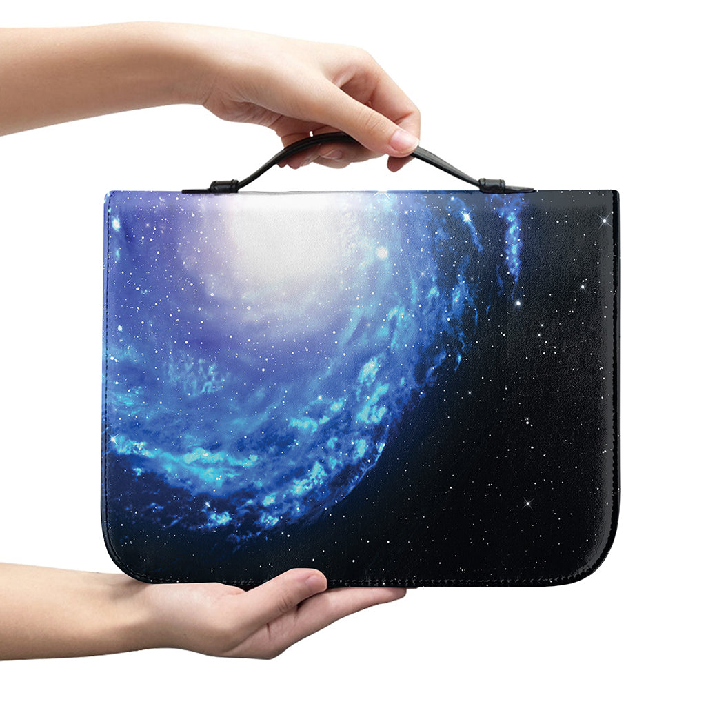 Deep Space Milky Way Print Leather Bible Cover
