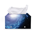 Deep Space Milky Way Print Leather Tissue Box Cover