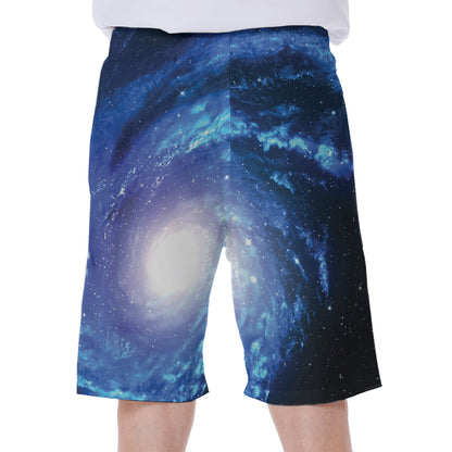 Deep Space Milky Way Print Men's Beach Shorts