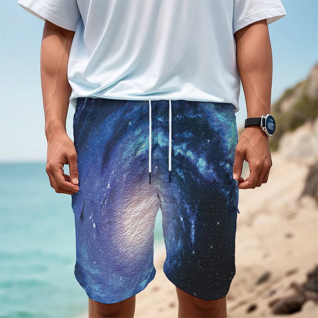 Deep Space Milky Way Print Men's Cargo Shorts