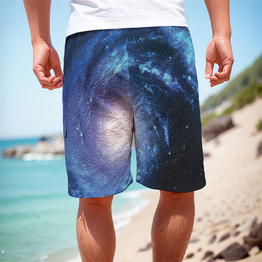 Deep Space Milky Way Print Men's Cargo Shorts