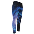 Deep Space Milky Way Print Men's Compression Pants