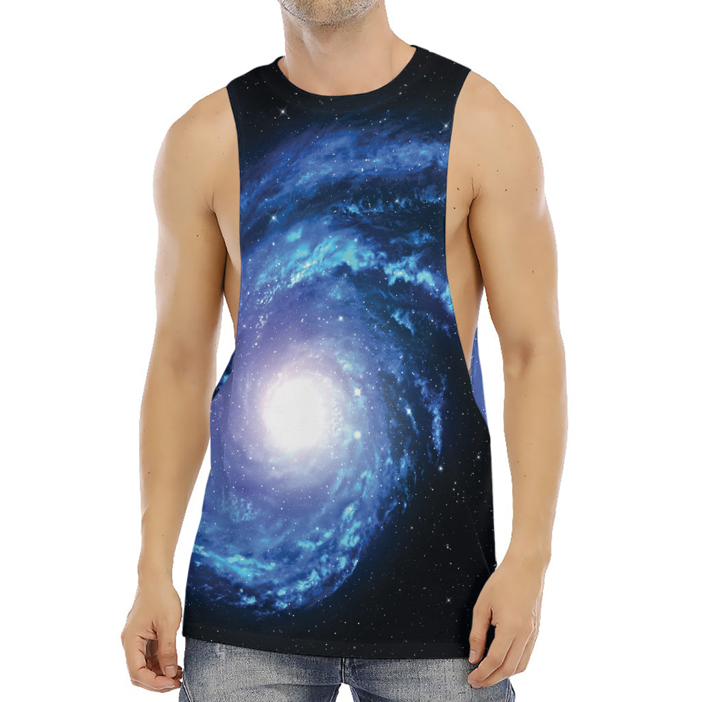 Deep Space Milky Way Print Men's Muscle Tank Top