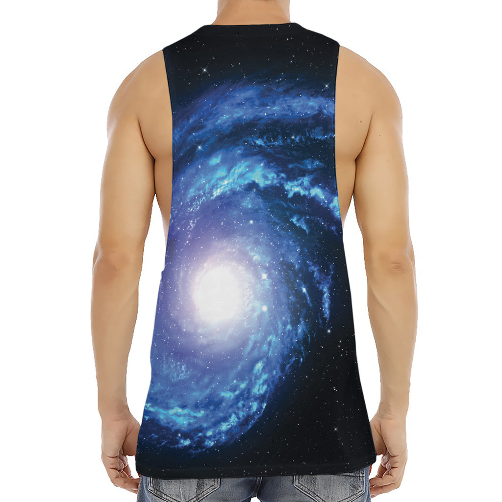 Deep Space Milky Way Print Men's Muscle Tank Top