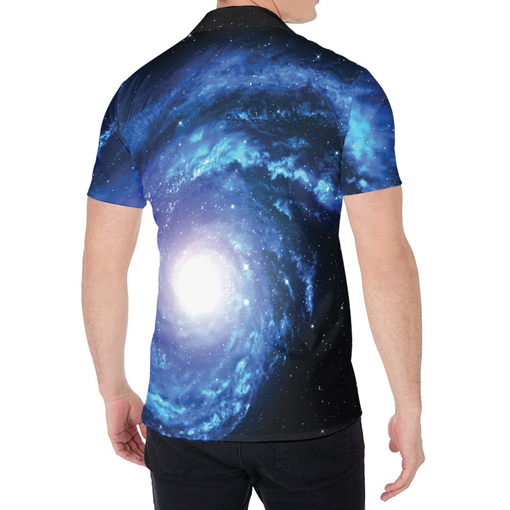 Deep Space Milky Way Print Men's Shirt