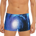 Deep Space Milky Way Print Men's Short Boxer Briefs