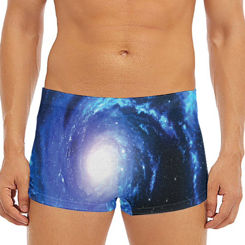 Deep Space Milky Way Print Men's Short Boxer Briefs