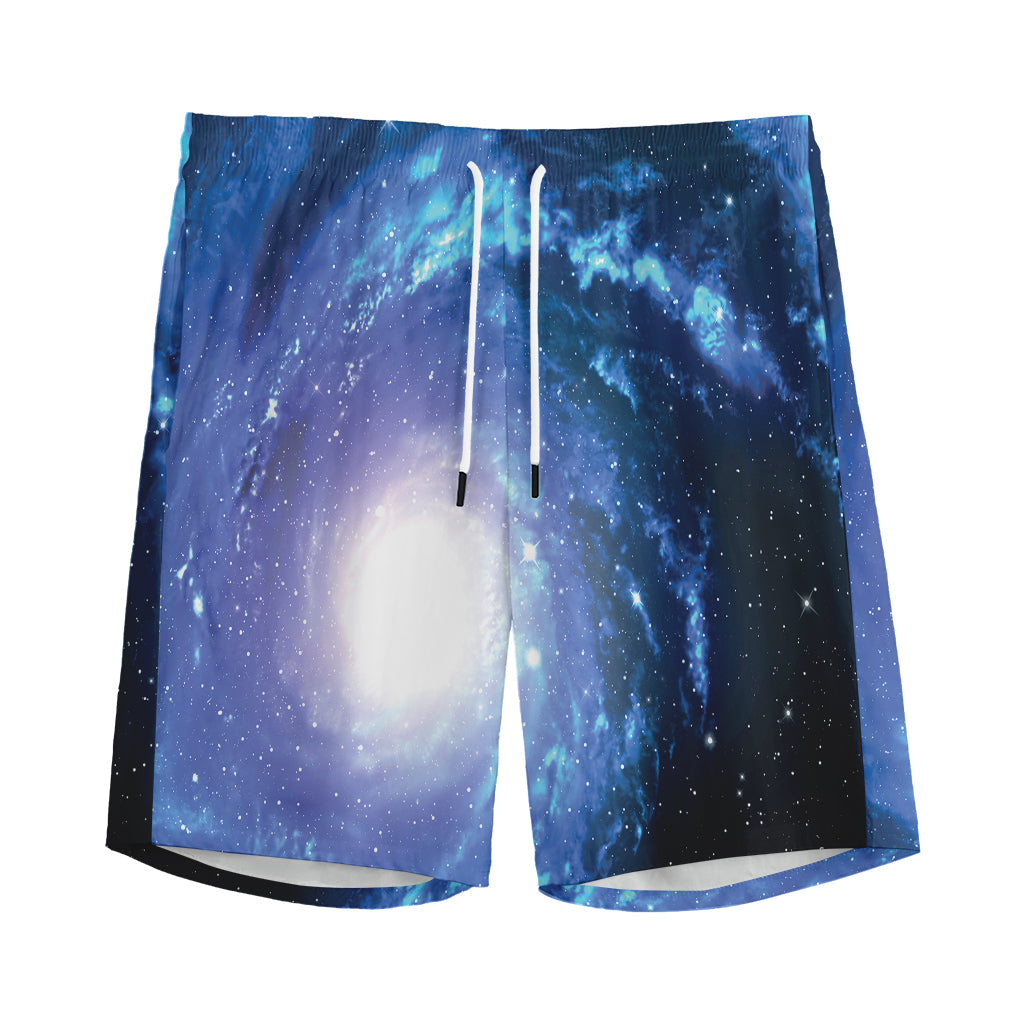 Deep Space Milky Way Print Men's Sports Shorts