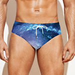 Deep Space Milky Way Print Men's Swim Briefs
