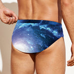 Deep Space Milky Way Print Men's Swim Briefs