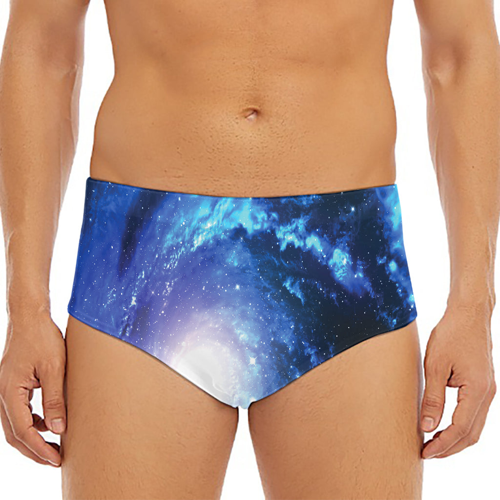 Deep Space Milky Way Print Men's Triangle Swim Briefs