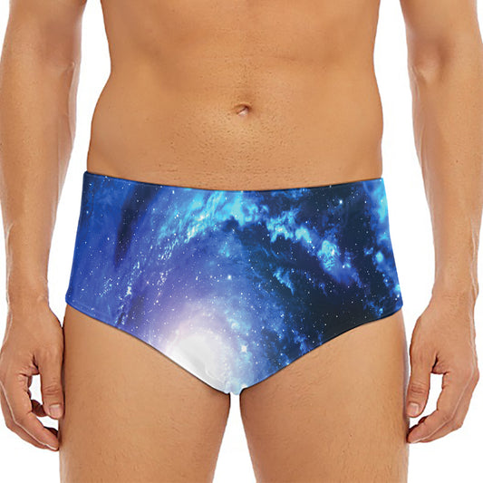 Deep Space Milky Way Print Men's Triangle Swim Briefs