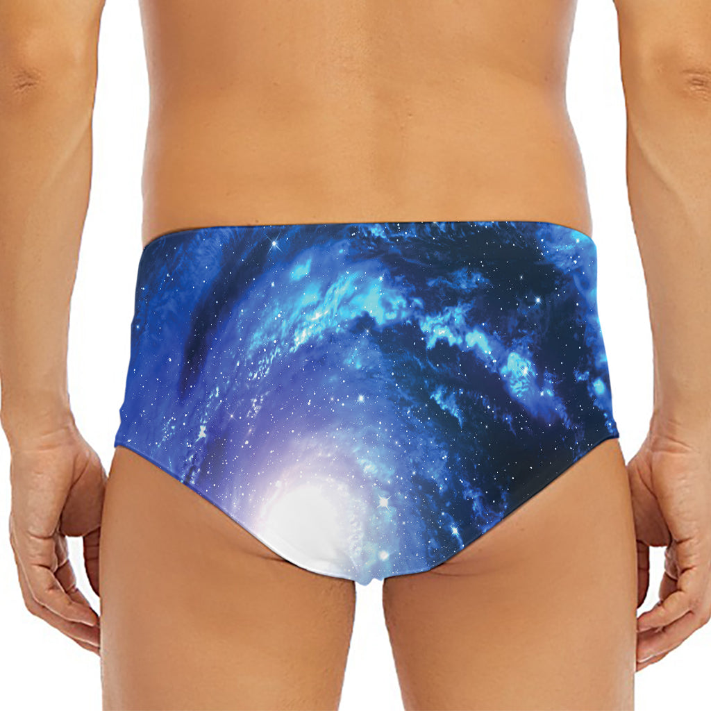 Deep Space Milky Way Print Men's Triangle Swim Briefs