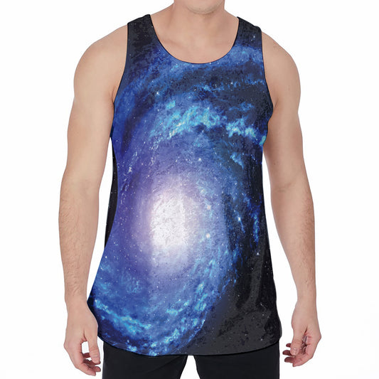 Deep Space Milky Way Print Men's Velvet Tank Top