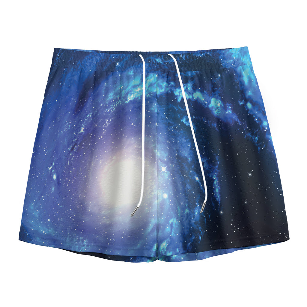 Deep Space Milky Way Print Mesh Shorts
