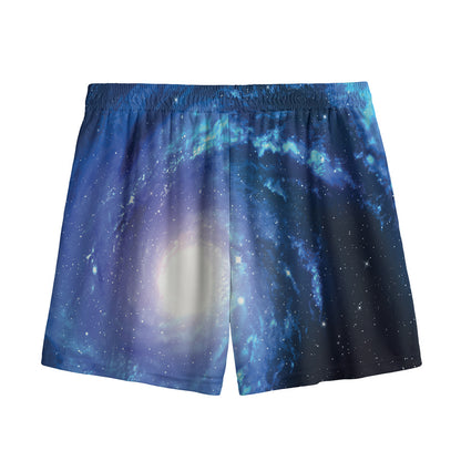 Deep Space Milky Way Print Mesh Shorts
