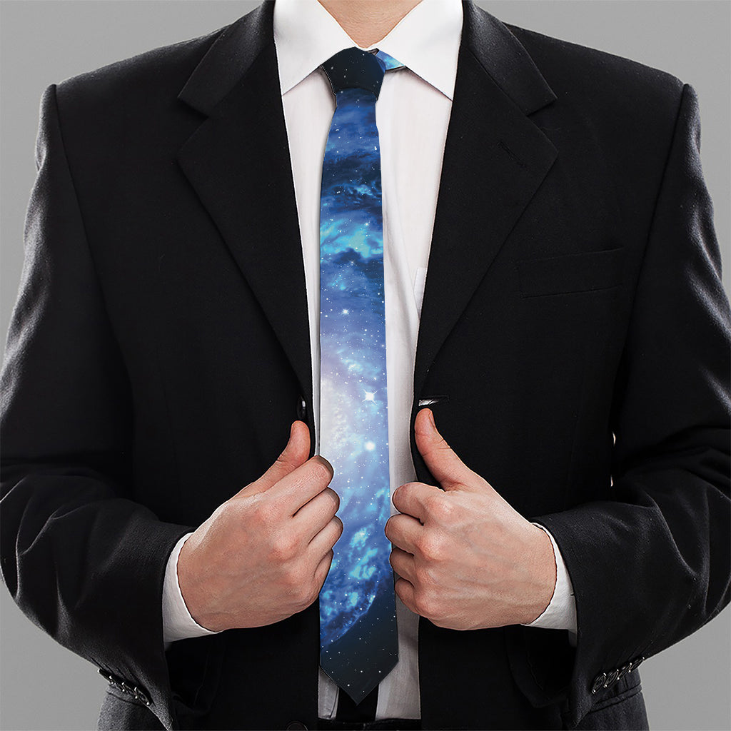 Deep Space Milky Way Print Necktie