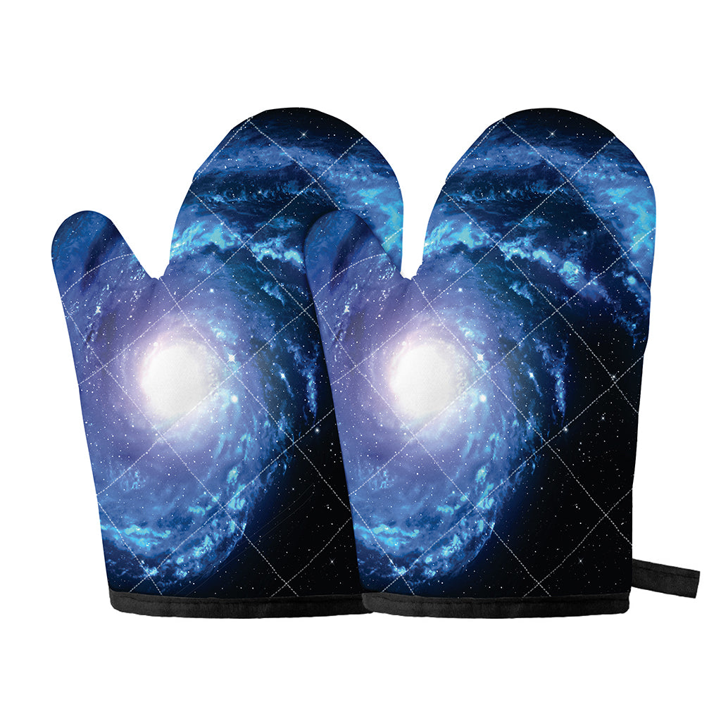 Deep Space Milky Way Print Oven Mitts