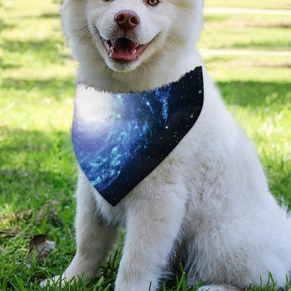 Deep Space Milky Way Print Over The Collar Dog Bandana