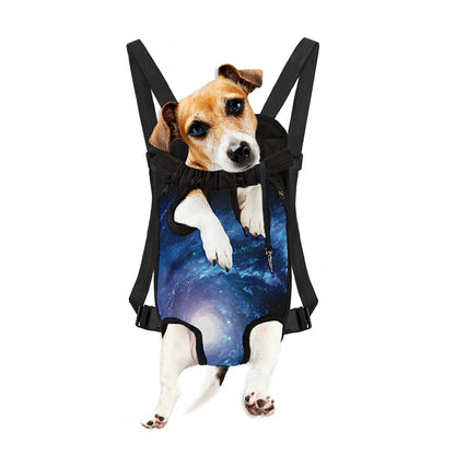 Deep Space Milky Way Print Pet Carrier Backpack