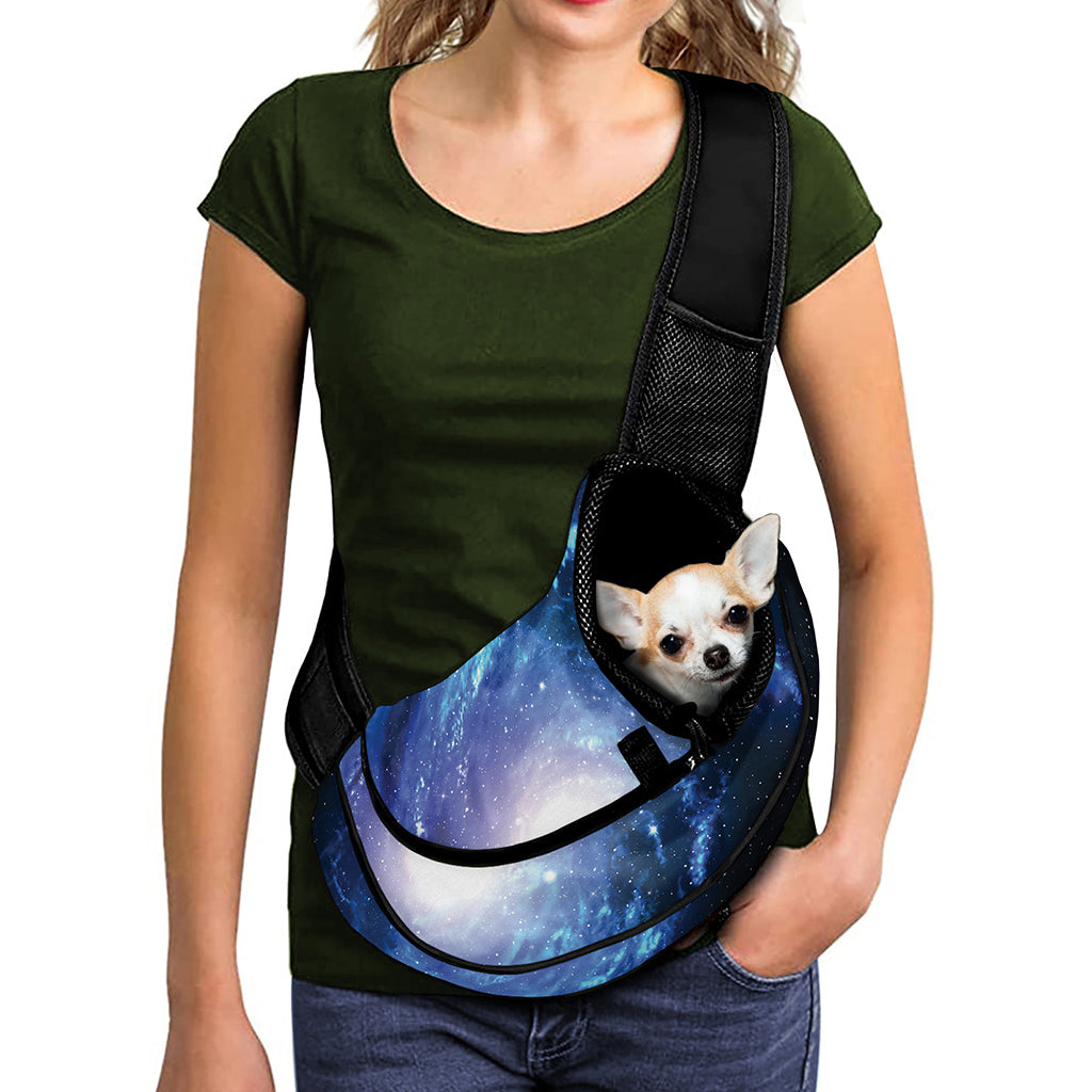 Deep Space Milky Way Print Pet Sling Carrier
