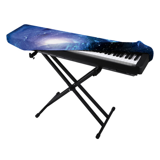 Deep Space Milky Way Print Piano Keyboard Cover